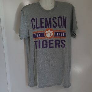 Clemson Tigers Gray Short Sleeve Tee